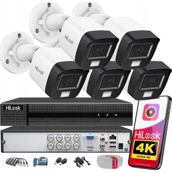 Bezpečnostní kamera Monitorovací sada 8MPx s 5 kamerami HiLook by Hikvision TVI AHD pro rozšíření