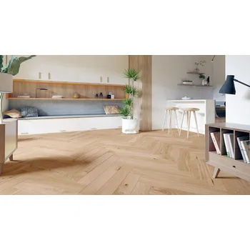 dřevěná podlaha Dřevěná podlaha třívrstvá BARLINEK Promo Dub lombardy herringbone 1WC000039