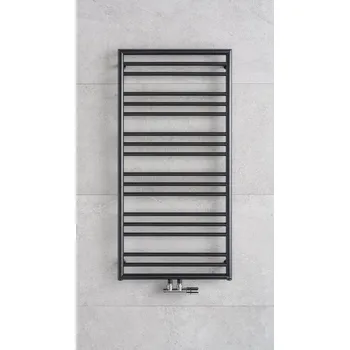 Radiátor P.M.H. Těleso koupelnové PMH Sorano Frame 500 x 790 mm, 217 W, středové i klasické připojení, Metalická antracit lesklá