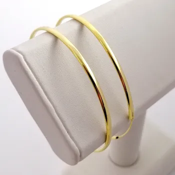 Náušnice ZLATÉ ZLATÉ KRUHOVÉ NÁUŠNICE RYZOST 925+595 STŘÍBRO 925+595