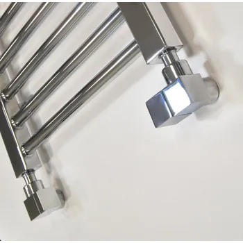 Hlavice pro radiátor P.M.H. Ventil PMH Quattra kompletní sada rohová, pravá, CU 15, Chrom