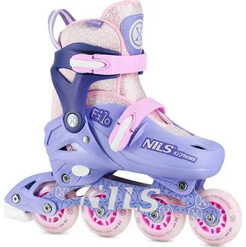 Kolečkové brusle NILS Extreme Kolečkové brusle NA13102 fialové (26 - 29 EU)