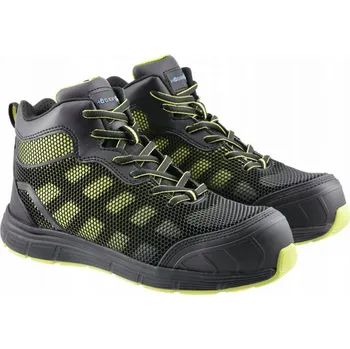 Pracovní obuv HOGERT Ochranné pracovní boty S1P SRC DOSSE černo/zelené vel. 41
