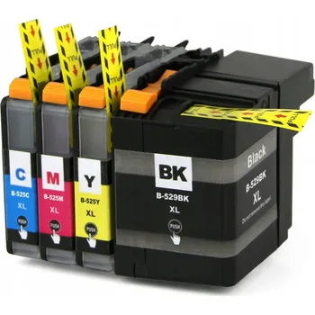 4x INKOUST do Brother DCP-J105 DCP-J100 LC525XL LC529XL XXL