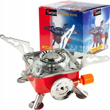 Turistický vařič PLYNOVÝ TURISTICKÝ VAŘIČ NA KEMPINK + POUZDRO NA KARTUŠI pro vaření