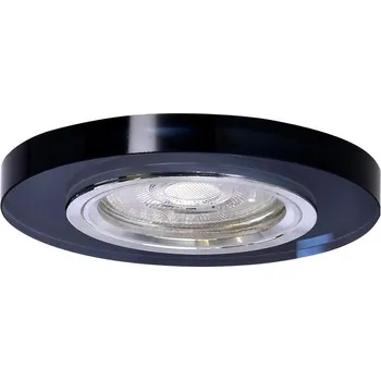 Kulaté stropní svítidlo, černé, SS-15