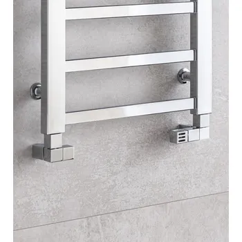 Radiátor P.M.H. Ventil PMH Cube-CET kompletní sada, rohová, levá, Chrom