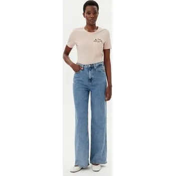 Dámské tričko ONLY T-Shirt Polly 15317989 Růžová Regular Fit XS