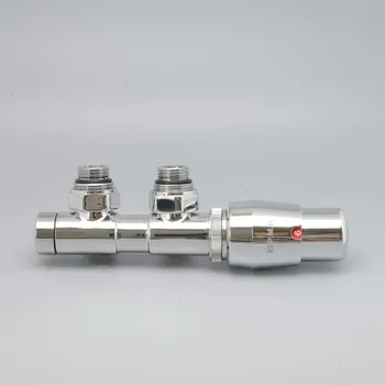 Ventil P.M.H. Ventil PMH Term EK středové připojení, 50 mm, levý, Kartáčovaná nerez