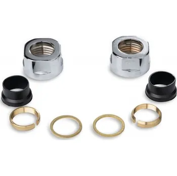 P.M.H. Svěrné šroubení PMH pro ventily CUBE(CET,CE,-T), LINE CU 15, Chrom