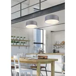 Kulatá stropní lampa světle šedá 3x40W E27 40cm Kioto