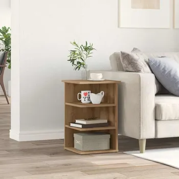 Příborník do zásuvky vidaXL Odkládací skříňka 35 x 35 x 55 cm dřevotříska [806276] Barva: dub artisan