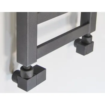 Hlavice pro radiátor P.M.H. Ventil PMH Quattra kompletní sada rohová, pravá, ALPE x 16, Černá