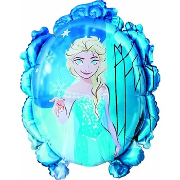Foliový balonek ovál Elsa a Anna - Ledové království 70 x 63 cm