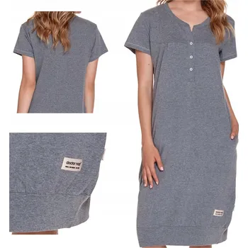 Dámská noční košile Noční Doctor Nap šedá velikost M