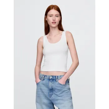 GAP Crop tílko - Dámské GAP bílá 3334793