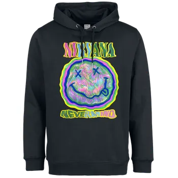 Pánská mikina Mikina s kapucí z Nirvana - Amplified Collection - Scribble Nevermind - Muži - černá