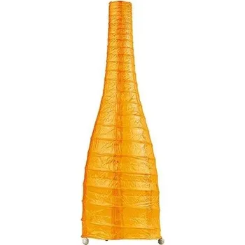 Lampička Stolní lampa Buton papírová žlutá 40W