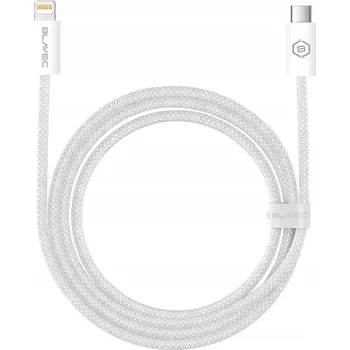 Datový kabel Kabel Blavec USB-C - Apple Lightning 1 m bílý