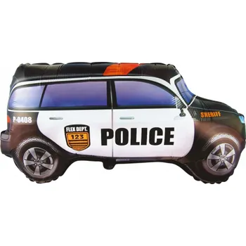 Balónek Foliový balonek Policejní auto Sheriff 60 cm