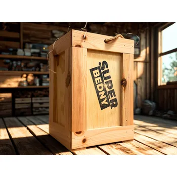 Úložný box Dárkový dřevěný box prázdný