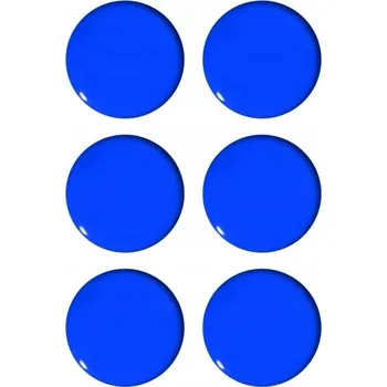 Kancelářský nábytek Kancelářské kulaté magnety - MODRÉ 20mm 6 kusů