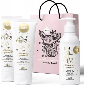 Kosmetická sada YOPE Kosmetická sada Zimní Ráno | 2 x gel | 1x mýdlo | taška DÁREK
