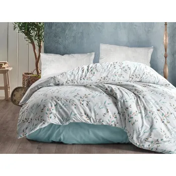 Povlečení Cottonbox povlečení 100% bavlněné renforcé Lendell mint - 140x200 / 70x90 cm