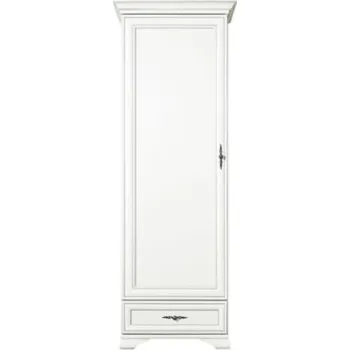Šatní skříň Tempo Kondela Kuito REG1D1S (alpská bílá)