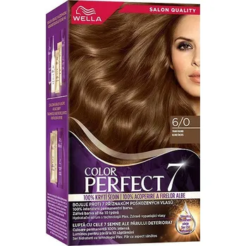 Vlasová kosmetika WELLA Color Perfect 6/0 Tmavá blond 135 ml