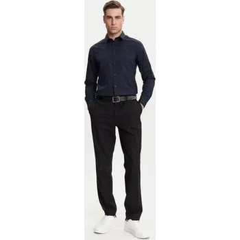 Pánská košile Calvin Klein Jeans Košile J30J324614 Tmavomodrá Slim Fit S