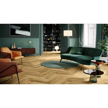 dřevěná podlaha Dřevěná podlaha třívrstvá BARLINEK Promo Dub bright herringbone 1WC000012