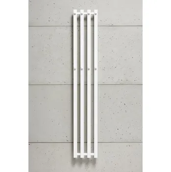 Radiátor P.M.H. Těleso koupelnové PMH Pluto 105 x 1500 mm, 241 W, klasické připojení, Metalická stříbrná matná RAL 9006