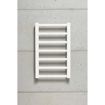 Radiátor P.M.H. Těleso koupelnové PMH Galeon 500 x 790 mm, 170 W, klasické připojení, Metalická stříbrná lesklá RAL 9006