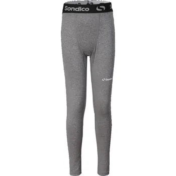 Sondico Core Baselayer Tights Juniors Grey Marl 9-10 Years