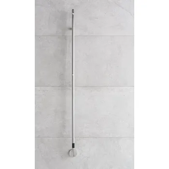 Radiátor P.M.H. Elektrický sušák ručníků PMH Ole 91 x 1708 mm, 24 W, Leštěná nerez