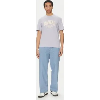 Pánské kalhoty Jack & Jones Kalhoty z materiálu Bill 12270255 Modrá Relaxed Fit S