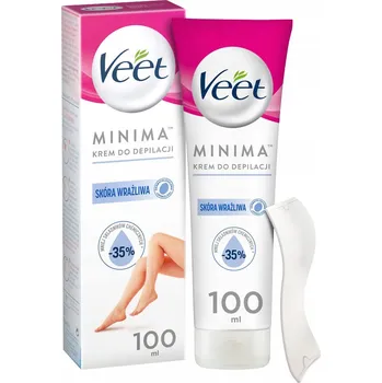 Přípravek na depilaci a epilaci VEET MINIMA depilační krém pro citlivou pokožku hladké nohy 100 ml