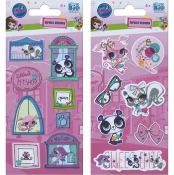 samolepka Littlest Pet Shop Derform nadýchané Samolepky 1 ks