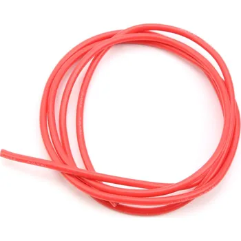 Airsoft TopArms Silikonový kabel průřez 0,75mm2, 18#AWG, červený - 1 metr