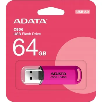 USB flash disk USB flash disk ADATA AC906-64G-RPP 64 GB USB 2.0 růžový