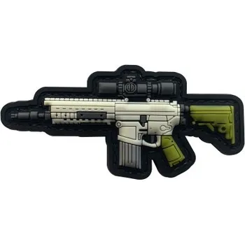 Nášivka AR-15 3D PVC velcro nášivka