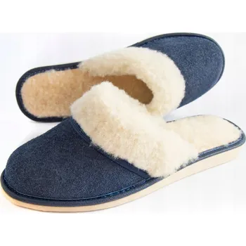 Dámské pantofle Teplé dámské kožené Pantofle , pantofle Highlander, vlněné pantofle, POLSKÉ pantofle, 35-41