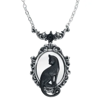 Náhrdelník Náhrdelník Gotika z Alchemy Gothic - Feline Felicity - Ženy - stríbrná