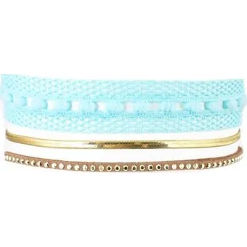 Náhrdelník Flamenco Mystique Náhrdelník choker krajka - modrý N520N