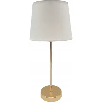 Lampička Stolní lampička se zlatou nohou - Bílá