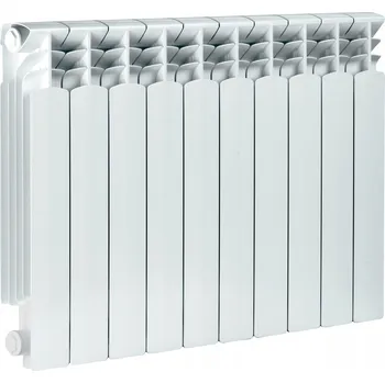 Radiátor Hliníkový radiátor KFA Armatura 1129 W bílý 804 x 573 x 90 mm - boční připojení