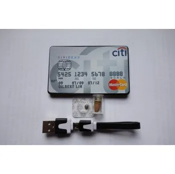 Gadget Set 2mm mikrosluchátek + mikrosluchátko Exclusive s platební kartou nahrazující telefon Studentské vychytávky