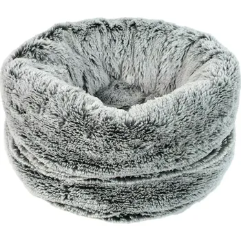 Pelíšek pro psa O´Lala Pets Pelíšek NATÁLIE - šedý melír - různé velikosti průměr 60 cm