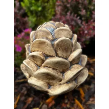 Zahradní dekorace Makra Šiška keramická 23 cm Zdobení: Plný bez dírek